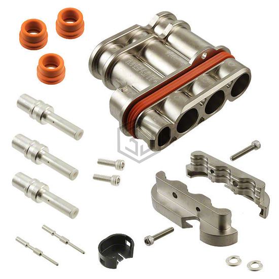 EP437011 - Amphenol Industrial Operations - Rectangular Connectors - Free Hanging, Panel Mount
