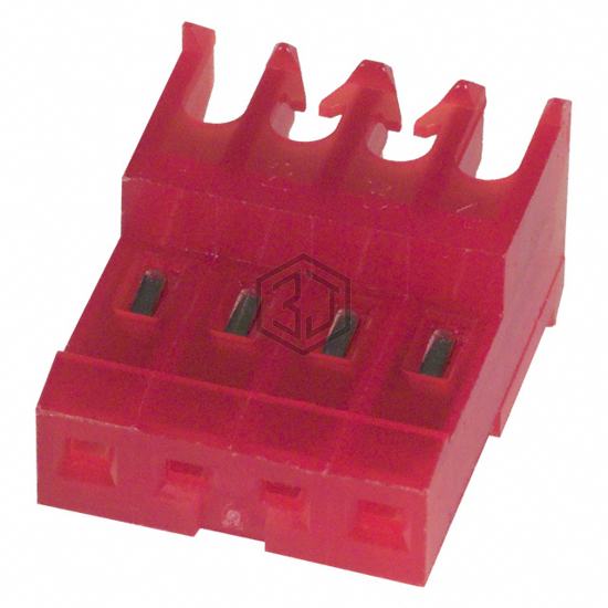 640620-4 - TE Connectivity AMP Connectors - Rectangular Connectors - Free Hanging, Panel Mount