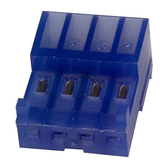 643815-4 - TE Connectivity AMP Connectors - Rectangular Connectors - Free Hanging, Panel Mount