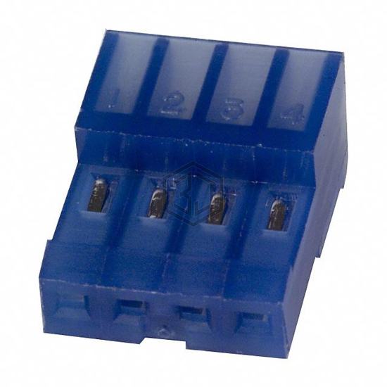 640442-4 - TE Connectivity AMP Connectors - Rectangular Connectors - Free Hanging, Panel Mount