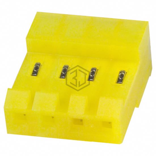 3-640427-4 - TE Connectivity AMP Connectors - Rectangular Connectors - Free Hanging, Panel Mount