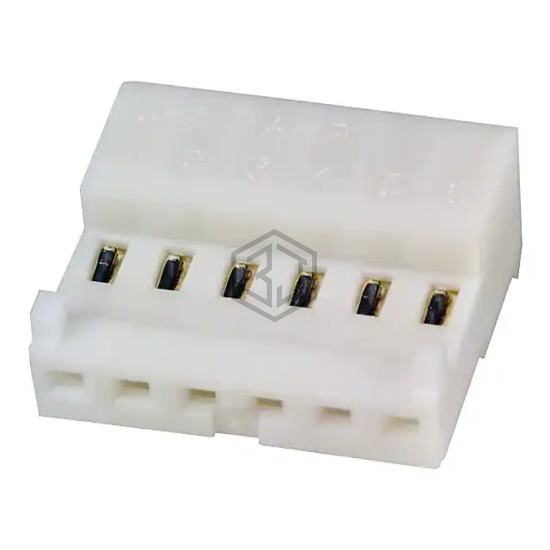 643814-6 - TE Connectivity AMP Connectors - Rectangular Connectors - Free Hanging, Panel Mount