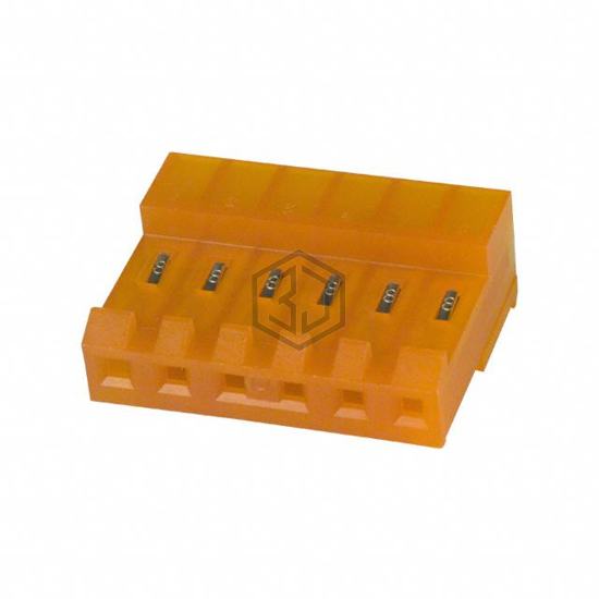 3-640426-6 - TE Connectivity AMP Connectors - Rectangular Connectors - Free Hanging, Panel Mount