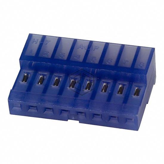 640442-8 - TE Connectivity AMP Connectors - Rectangular Connectors - Free Hanging, Panel Mount