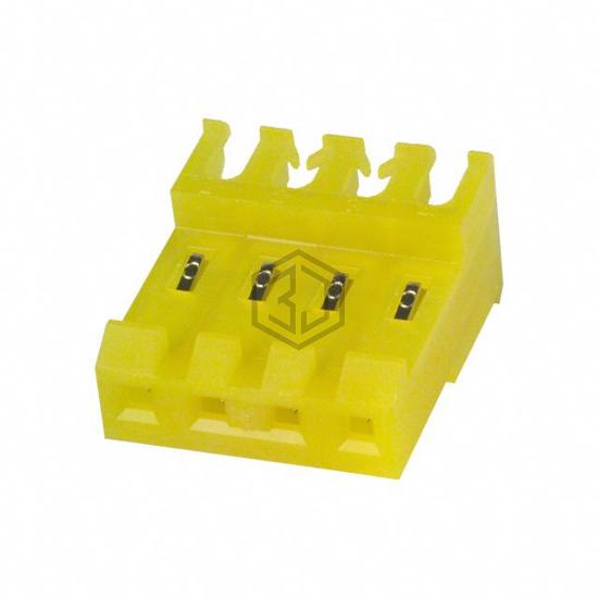 3-640600-4 - TE Connectivity AMP Connectors - Rectangular Connectors - Free Hanging, Panel Mount