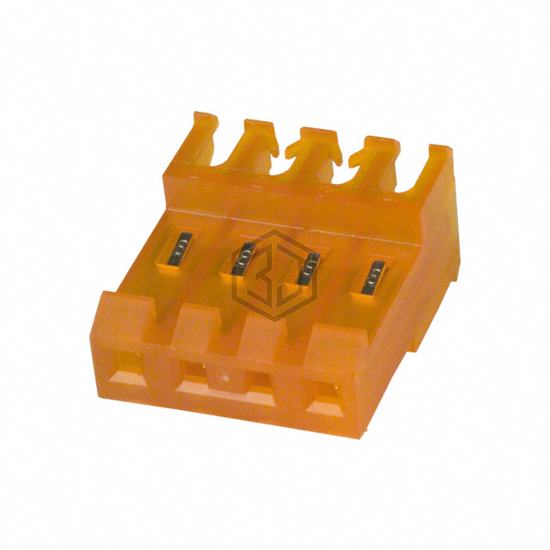 640599-4 - TE Connectivity AMP Connectors - Rectangular Connectors - Free Hanging, Panel Mount
