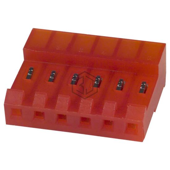 3-640428-6 - TE Connectivity AMP Connectors - Rectangular Connectors - Free Hanging, Panel Mount