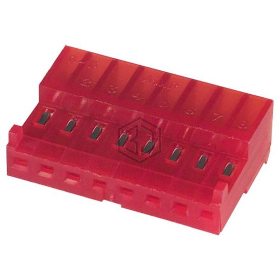 643813-8 - TE Connectivity AMP Connectors - Rectangular Connectors - Free Hanging, Panel Mount