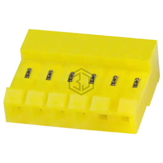 3-640427-6 - TE Connectivity AMP Connectors - Rectangular Connectors - Free Hanging, Panel Mount
