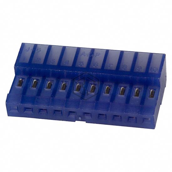 1-640442-0 - TE Connectivity AMP Connectors - Rectangular Connectors - Free Hanging, Panel Mount
