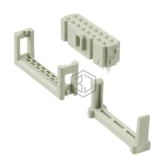 09185166813 - HARTING - Rectangular Connectors - Free Hanging, Panel Mount