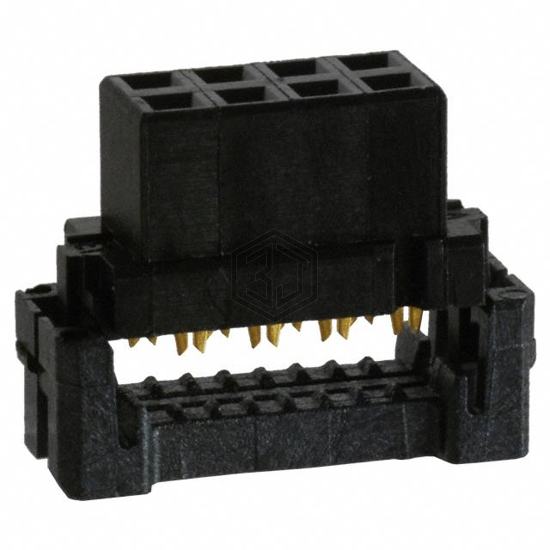 2-111626-4 - TE Connectivity AMP Connectors - Rectangular Connectors - Free Hanging, Panel Mount