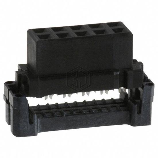 1-111626-7 - TE Connectivity AMP Connectors - Rectangular Connectors - Free Hanging, Panel Mount