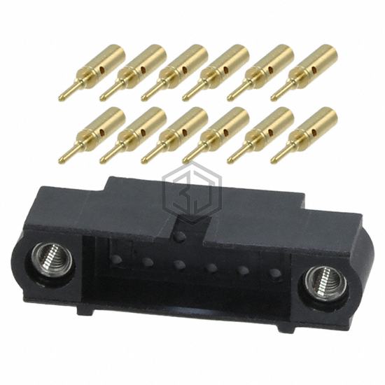 M80-5611205 - Harwin Inc. - Rectangular Connectors - Free Hanging, Panel Mount