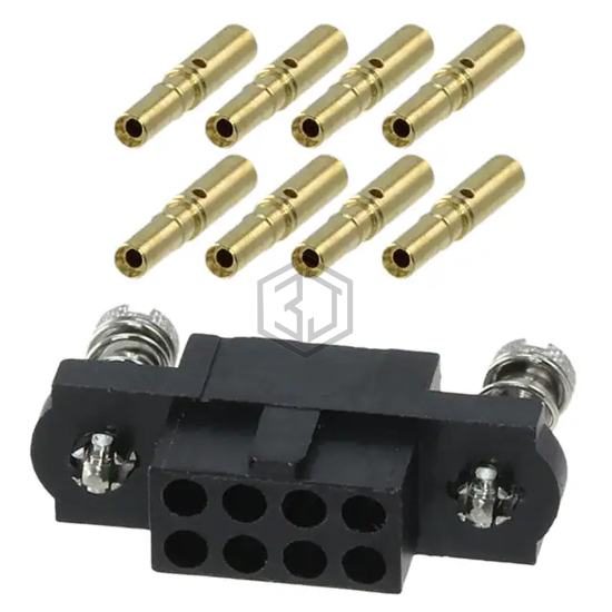 M80-4600805 - Harwin Inc. - Rectangular Connectors - Free Hanging, Panel Mount