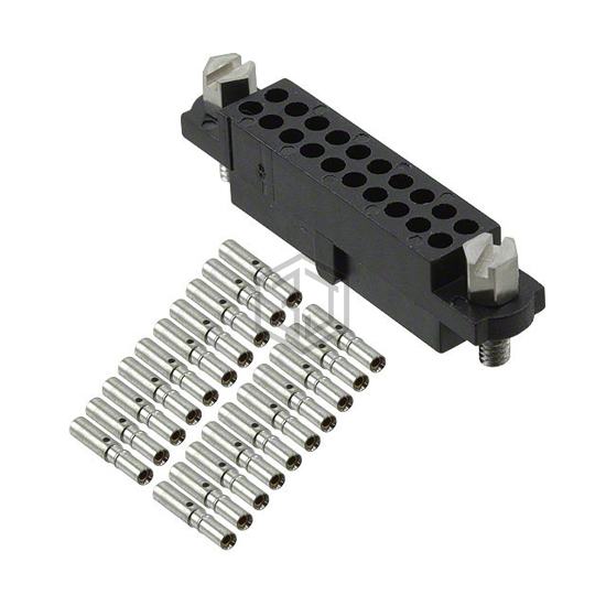 M80-4612042 - Harwin Inc. - Rectangular Connectors - Free Hanging, Panel Mount