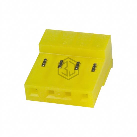 3-640432-4 - TE Connectivity AMP Connectors - Rectangular Connectors - Free Hanging, Panel Mount