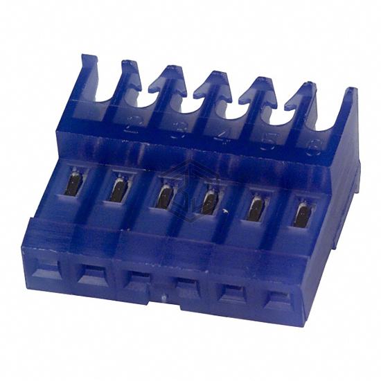 3-640622-6 - TE Connectivity AMP Connectors - Rectangular Connectors - Free Hanging, Panel Mount