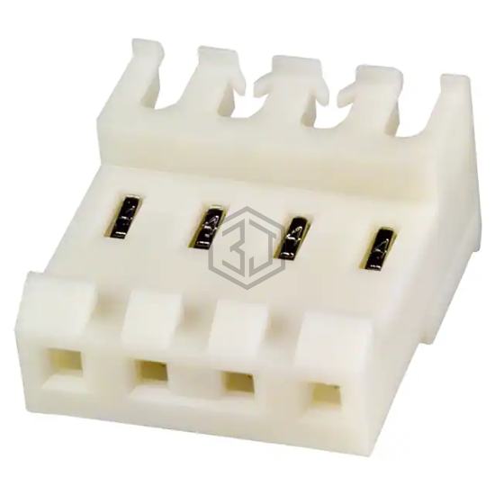 3-640602-4 - TE Connectivity AMP Connectors - Rectangular Connectors - Free Hanging, Panel Mount