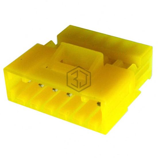 3-641436-6 - TE Connectivity AMP Connectors - Rectangular Connectors - Free Hanging, Panel Mount