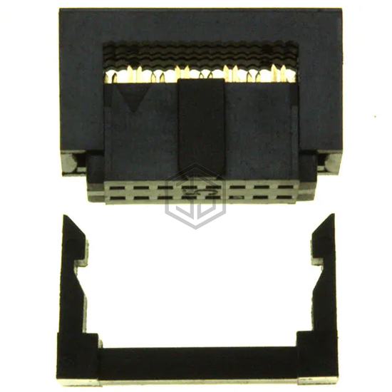 SFH413-PPPB-D08-ID-BK - Sullins Connector Solutions - Rectangular Connectors - Free Hanging, Panel Mount