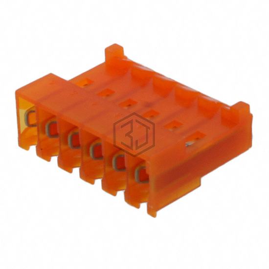 3-644460-6 - TE Connectivity AMP Connectors - Rectangular Connectors - Free Hanging, Panel Mount