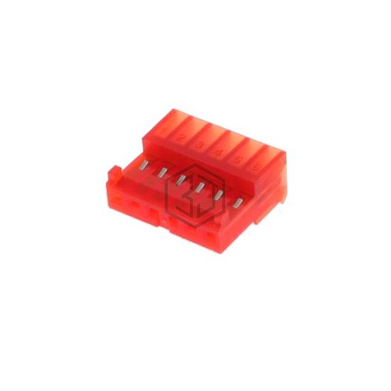 644038-6 - TE Connectivity AMP Connectors - Rectangular Connectors - Free Hanging, Panel Mount