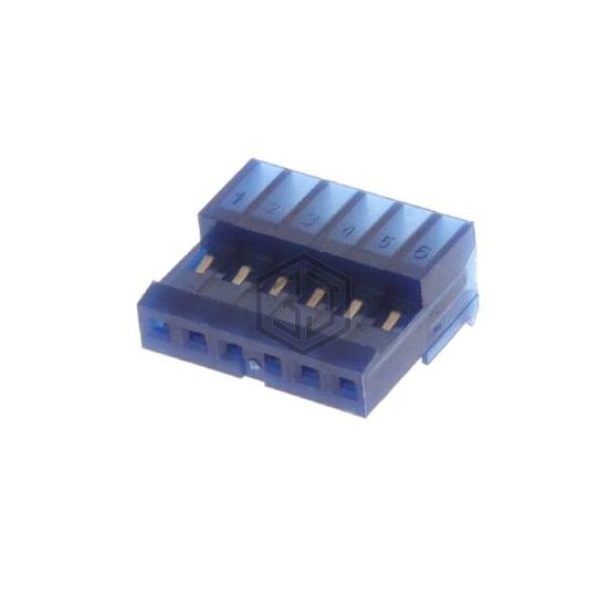 3-641239-6 - TE Connectivity AMP Connectors - Rectangular Connectors - Free Hanging, Panel Mount