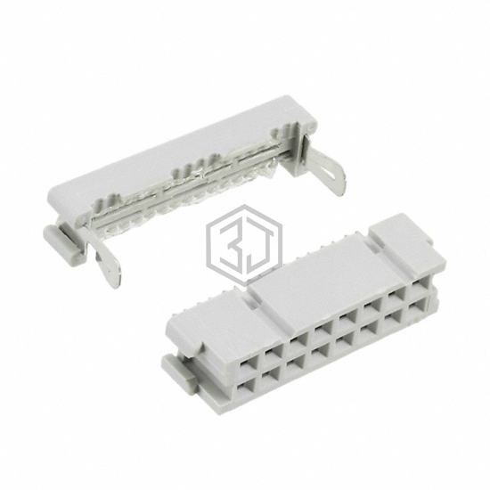 3452-7000 - 3M - Rectangular Connectors - Free Hanging, Panel Mount