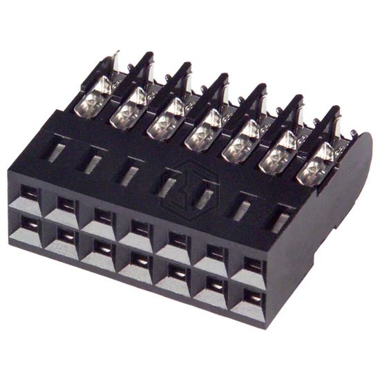 102398-5 - TE Connectivity AMP Connectors - Rectangular Connectors - Free Hanging, Panel Mount