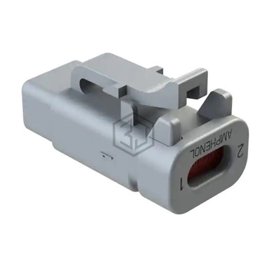 ATM06-2S-R120GRY - Amphenol Sine Systems Corp - Rectangular Connectors - Free Hanging, Panel Mount