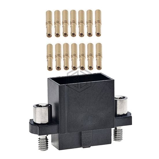 M80-4861442 - Harwin Inc. - Rectangular Connectors - Free Hanging, Panel Mount