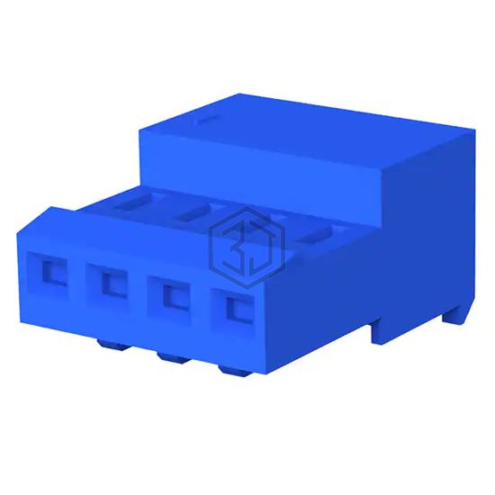 3-640470-4 - TE Connectivity AMP Connectors - Rectangular Connectors - Free Hanging, Panel Mount