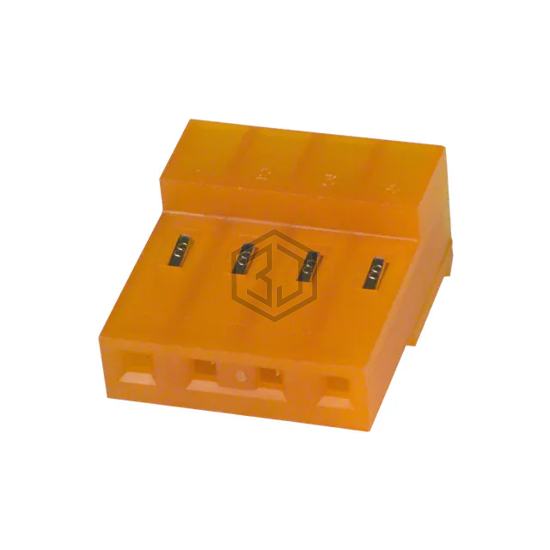 640431-4 - TE Connectivity AMP Connectors - Rectangular Connectors - Free Hanging, Panel Mount