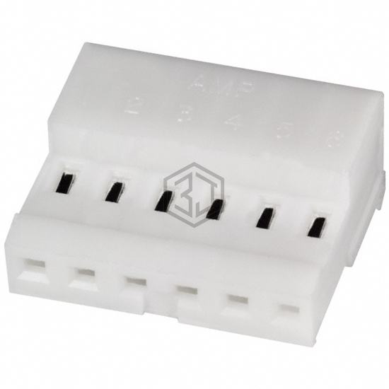 3-641535-6 - TE Connectivity AMP Connectors - Rectangular Connectors - Free Hanging, Panel Mount