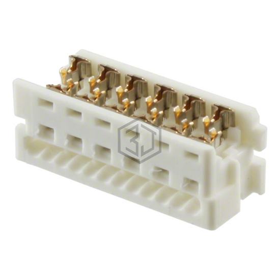 0903273312 - Molex - Rectangular Connectors - Free Hanging, Panel Mount