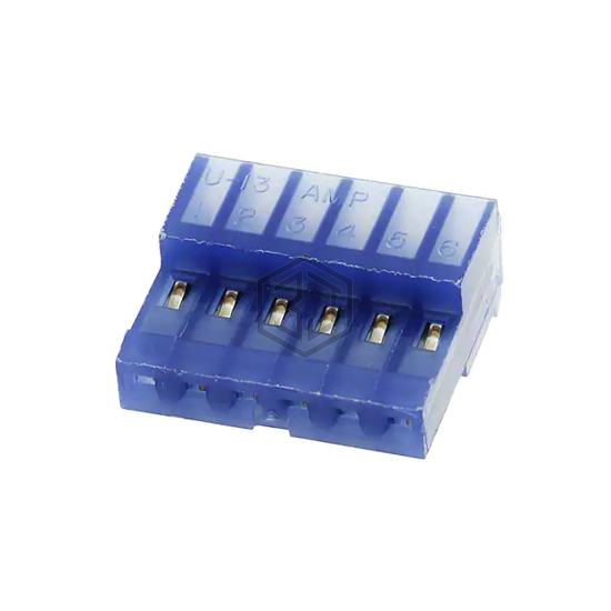 3-641192-6 - TE Connectivity AMP Connectors - Rectangular Connectors - Free Hanging, Panel Mount