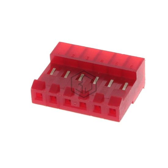 3-641219-6 - TE Connectivity AMP Connectors - Rectangular Connectors - Free Hanging, Panel Mount