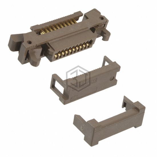 P25LE-020S-DA - 3M - Rectangular Connectors - Free Hanging, Panel Mount
