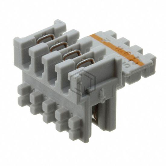 284932-4 - TE Connectivity AMP Connectors - Rectangular Connectors - Free Hanging, Panel Mount
