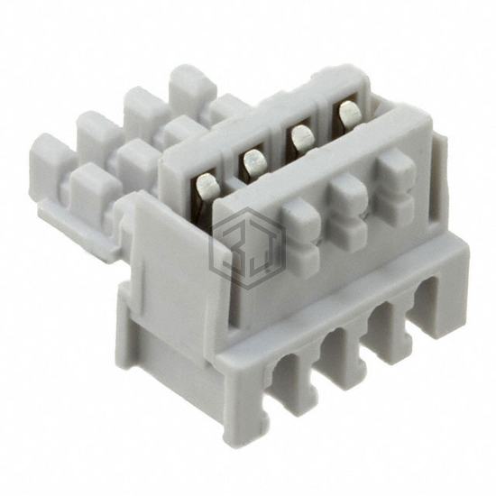 284865-4 - TE Connectivity AMP Connectors - Rectangular Connectors - Free Hanging, Panel Mount