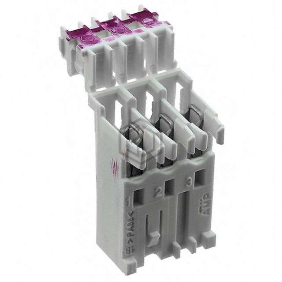 1-282003-6 - TE Connectivity AMP Connectors - Rectangular Connectors - Free Hanging, Panel Mount