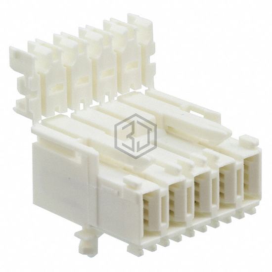 1534072-5 - TE Connectivity AMP Connectors - Rectangular Connectors - Free Hanging, Panel Mount