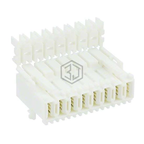 1-1534072-8 - TE Connectivity AMP Connectors - Rectangular Connectors - Free Hanging, Panel Mount