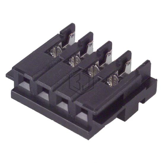 04HR-4K-P-N - JST Sales America Inc. - Rectangular Connectors - Free Hanging, Panel Mount
