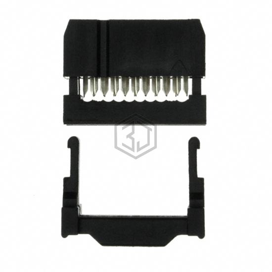 SFH213-PPPC-D05-ID-BK-M181 - Sullins Connector Solutions - Rectangular Connectors - Free Hanging, Panel Mount