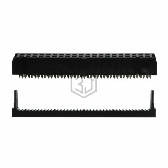 SFH210-PPPC-D20-ID-BK - Sullins Connector Solutions - Rectangular Connectors - Free Hanging, Panel Mount