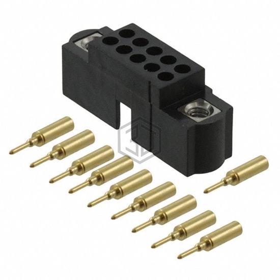 M80-5611005 - Harwin Inc. - Rectangular Connectors - Free Hanging, Panel Mount