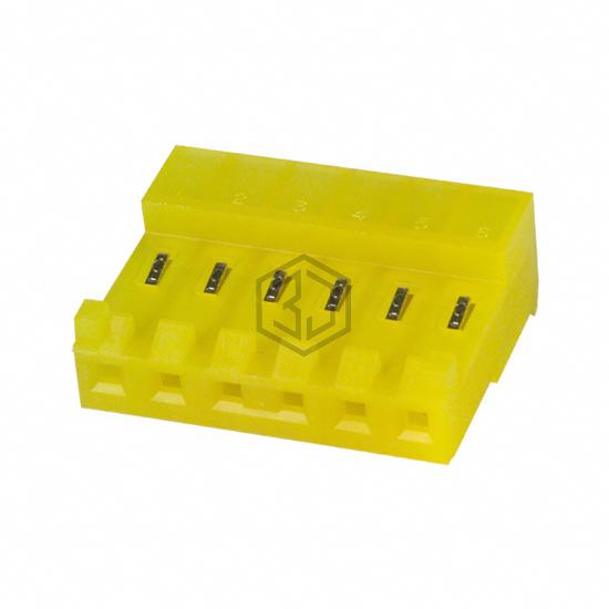 3-643818-6 - TE Connectivity AMP Connectors - Rectangular Connectors - Free Hanging, Panel Mount