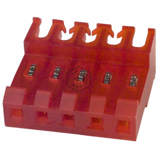 640601-5 - TE Connectivity AMP Connectors - Rectangular Connectors - Free Hanging, Panel Mount